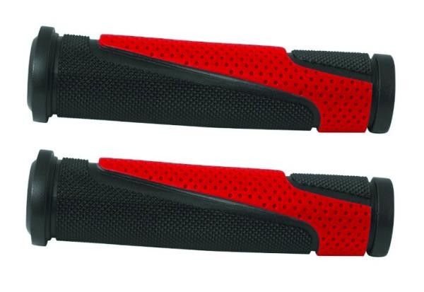 MANSOANE - CAPER - TPR Forma ergonomica Anti-alunecare - Bi-Color (Negru - Rosu) - 130mm PowerTool TopQuality