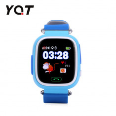 Ceas Smartwatch Pentru Copii YQT Q523 cu Functie Telefon, Localizare GPS, Pedometru, SOS - Bleu, Cartela SIM Cadou foto