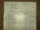 TEATRU MUNINCIPAL I.L.CARAGIALE ( Lucia Sturza Bulanda) fisa semnaturi actori 1941