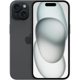 Telefon mobil Apple iPhone 15, 128 GB, 5G, Black