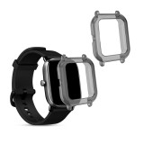 Set 2 Huse pentru Xiaomi Amazfit GTS 2 Mini, Silicon, Negru, 54201.02, Kwmobile