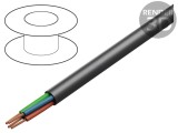 Cablu Difuzor 4x11AWG OFC Negru Neecranat
