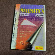 MATEMATICA MANUAL PENTRU CLASA A VII-A DANA RADU,EUGEN RADU