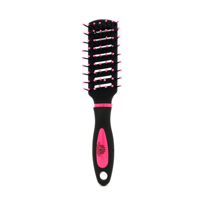 Perie de par, ingusta, M9552DA, negru/roz