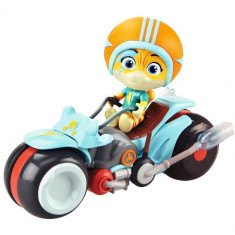 Set Figurina Smoby 44 Cats Lampo cu Motocicleta foto