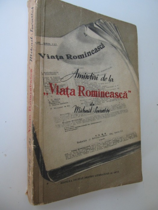 Amintiri de la Viata Romaneasca - Mihail Sevastos