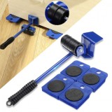 Set Mutare Mobilă ProCart: Manetă, 4 Role 360&deg;, Antiaderent, Max 150kg, Ușor de Utilizat