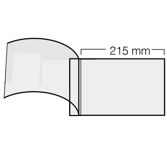 Folii duble pentru FDC, Scrisori, Prima zi, Compact-Quer, 2 buzunare de 178 x 215 mm