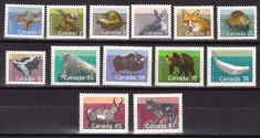 Canada 1988/89/90 fauna MI 1102-1108/1118-1120/1163-1165 MNH w59 foto