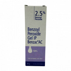 Gel, Galderma, Benzac, Anti-Acnee, 2.5% Peroxid de Benzoil, 30gr foto