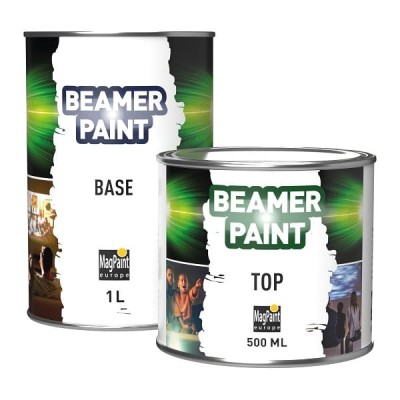 Vopsea ecran de videoproiectie, BeamerPaint, 1+0.5L foto