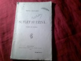 64. MIRCEA RADULESCU - SUFLET SI UZINA - 1919 poezii de razboi ED. LIBRARIEI SOCEC &amp;CO - 1919 PREFATA DE BARBU DELAVRANCEA 110 PAG