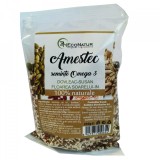 Amestec Seminte Omega 3 (In, Chia, Canepa) 250g - Sursa Naturala de Fibre, Proteine si Antioxidanti