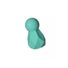 Vibrator Mini Wand BlissKey FairyGasm, 10 Moduri Vibratii, Silicon, USB, Verde, 7.5 cm