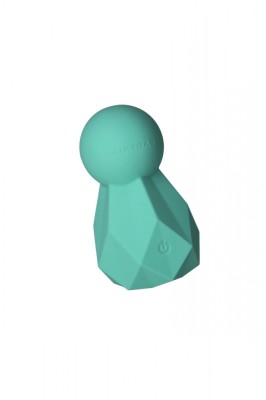 Vibrator Mini Wand BlissKey FairyGasm, 10 Moduri Vibratii, Silicon, USB, Verde, 7.5 cm foto