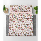 Lenjerie dubla 100% bumbac,4 piese, Aziz