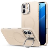 Husa pentru iphone 16 plus - esr cloud soft halolock kickstand - light tan