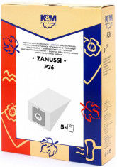 Set Saci Aspirator K&amp;amp;M 5x Saci Hartie pentru Zanussi 3321 / 3341 foto