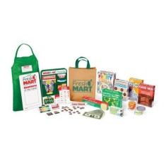 Set de joaca Accesorii Supermarket Melissa and Doug, 70 piese, 3 ani+ foto