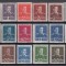 ROMANIA 1943/1945 LP 154 REGELE MIHAI I UZUALE FILIGRAN MM SERIE MNH
