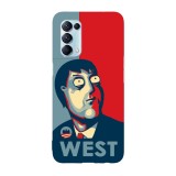 Husa compatibila cu Oppo A72 model Vote for mayor West, Silicon, TPU, Viceversa, Transparent, Carcasa