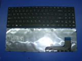Cumpara ieftin Tastatura laptop noua LENOVO Ideapad 100 15 Black Frame Black US (Win 8)
