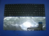 Tastatura laptop noua LENOVO Ideapad 100 15 Black Frame Black US (Win 8)