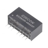 Convertor DC/DC 3W 18-75V la 5V 600mA SIP8