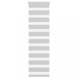 VidaXL Jaluzea tip zebra gri deschis lățime țesătură 40,9 cm poliester