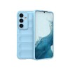 Husa wave, compatibila cu Samsung Galaxy A05S, Grip Anti-Soc, Tpu, Baby Blue, ALC MOBILE