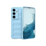 Husa wave, compatibila cu Samsung Galaxy A14, Grip Anti-Soc, Tpu, Baby Blue, ALC MOBILE