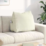 vidaXL Perna pentru spate Crem 60 x 20 x 50 cm Țesătură din corduroy 42015057