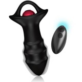 ARMONY - KYLIN FINGER VIBRATOR &amp; ANAL PLUG REMOTE CONTROL BLACK