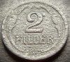 Moneda istorica 2 FILLERI / FILLER - UNGARIA, anul 1944 * cod 2457 = bule eroare, Europa, Zinc