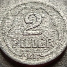 Moneda istorica 2 FILLERI / FILLER - UNGARIA, anul 1944 * cod 2457 = bule eroare