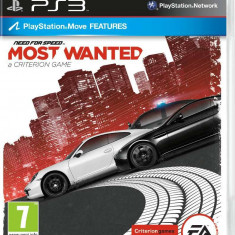 Joc PS3 NFS Need For Speed MOST WANTED de colectie