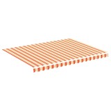 Cumpara ieftin Panza de rezerva copertina, galben si portocaliu, 400x300 cm, poliester