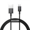 Cablu Date Baseus Superior Fast Charging USB la Micro-USB 2A, 1m, Negru