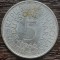 (A861) MONEDA DIN ARGINT GERMANIA - 5 MARK 1966, LIT G, 11,2 GRAME. PURITATE 625