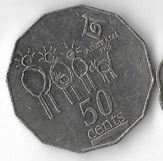 Moneda 50 cents 1994 - Australia, International Year of the Family foto