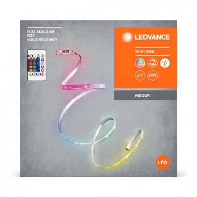 FLEX AUDIO 5M RGB VR RC LEDV foto