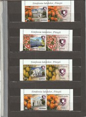 ROMANIA 2017 LP 2141 a SIMFONIA LALELELOR PITESTI SERIE CU VINIETA MNH NESTAMPILATA