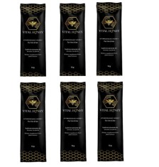 Set 6 buc Plic Miere Afrodisiaca Unisex VITAL HONEY, Erectii Puternice, Libido Crescut, Performanta Sexuala Sporita, 6x12 gr