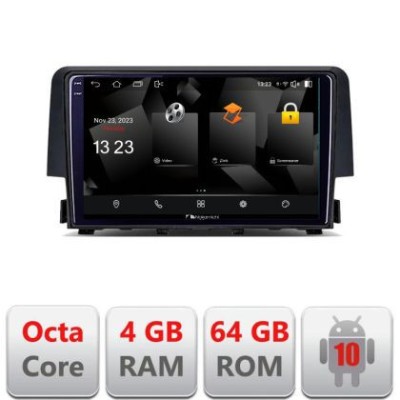 Navigatie Honda Civic 2016-2020 Android Octa Core 720p 4+64 DSP 360 camera carplay android auto CarStore Technology foto