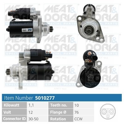 MEAT &amp;amp; DORIA 5010277 starter foto