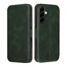 Husa pentru Samsung Galaxy A56 A566, Techsuit, Safe Wallet Plus, Verde
