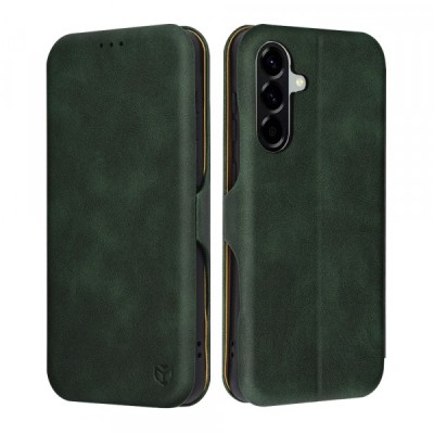 Husa pentru Samsung Galaxy A56 A566, Techsuit, Safe Wallet Plus, Verde foto