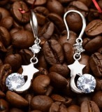 Cercei Din Argint cu Tortita -STAR-- ARG117C, Argintboutique