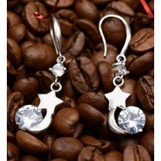 Cercei Din Argint cu Tortita -STAR-- ARG117C