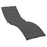 Cumpara ieftin Perna de sezlong, antracit, 200x70x3 cm, textil oxford